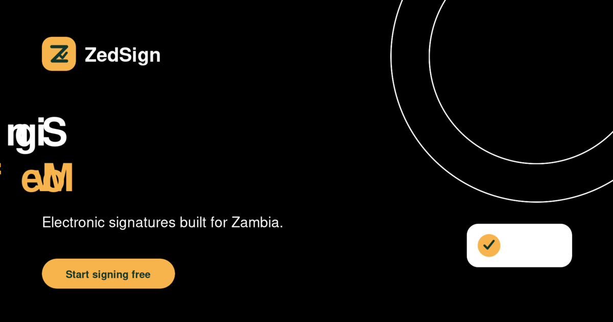 ZedSign product workflow overview